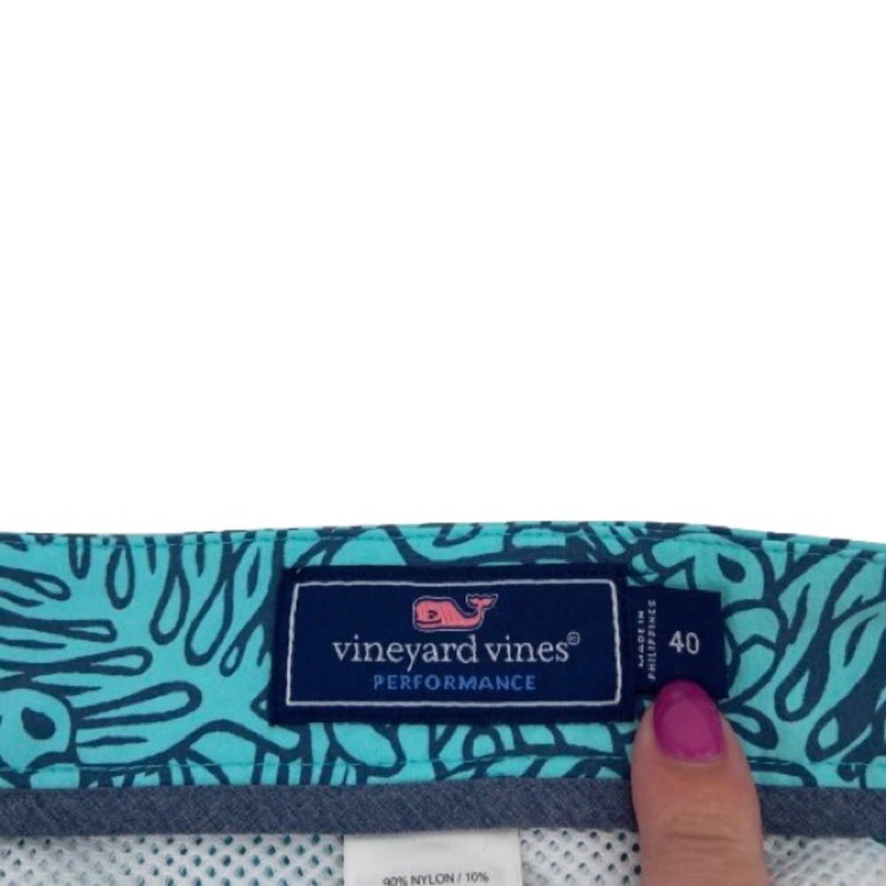 Vineyard Vines Performance Breaker Short in Flats Blue Size 40 - Picture 7 of 13